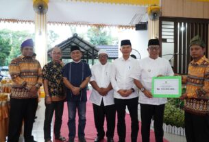 Pj Bupati Langkat Lepas Kafilah MTQ ke-39 Tingkat Sumut